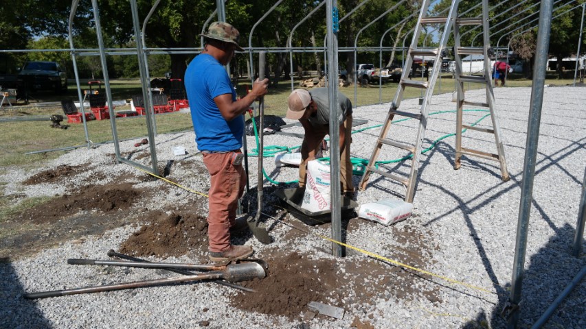 High Tunnel HoopHouse Installation Assemble Bow Peak